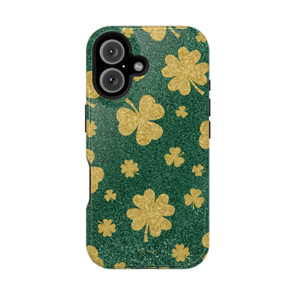 Shamrock Sparkle Magnetic iPhone Case