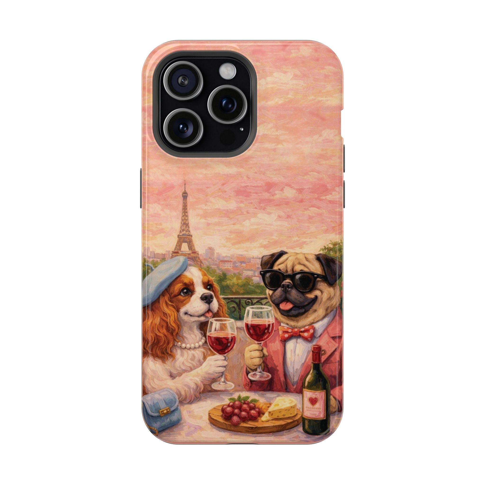 From Paris, With Love | Dogs & Wine Magnetic iPhone Case