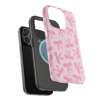 Funda magnética para iPhone con lazos de Boss Girl