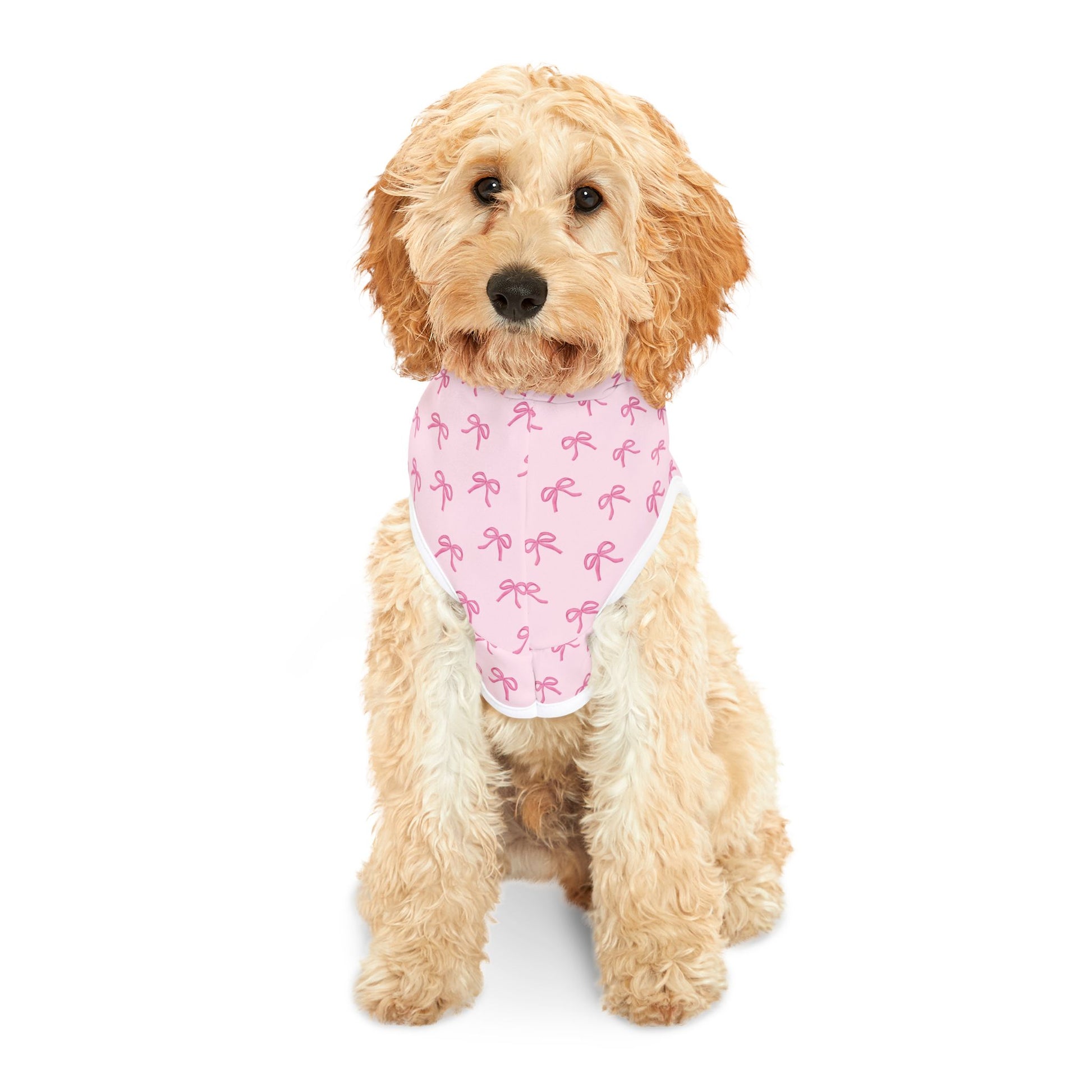 Cute Pink Bow Pet Hoodie