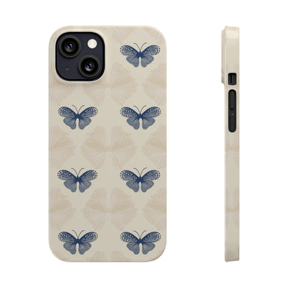 Midnight Flutter Slim iPhone Case