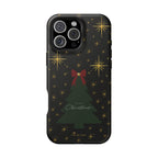 Starry Night Magnetic iPhone Case - Black Aesthetic Christmas Phone Cover