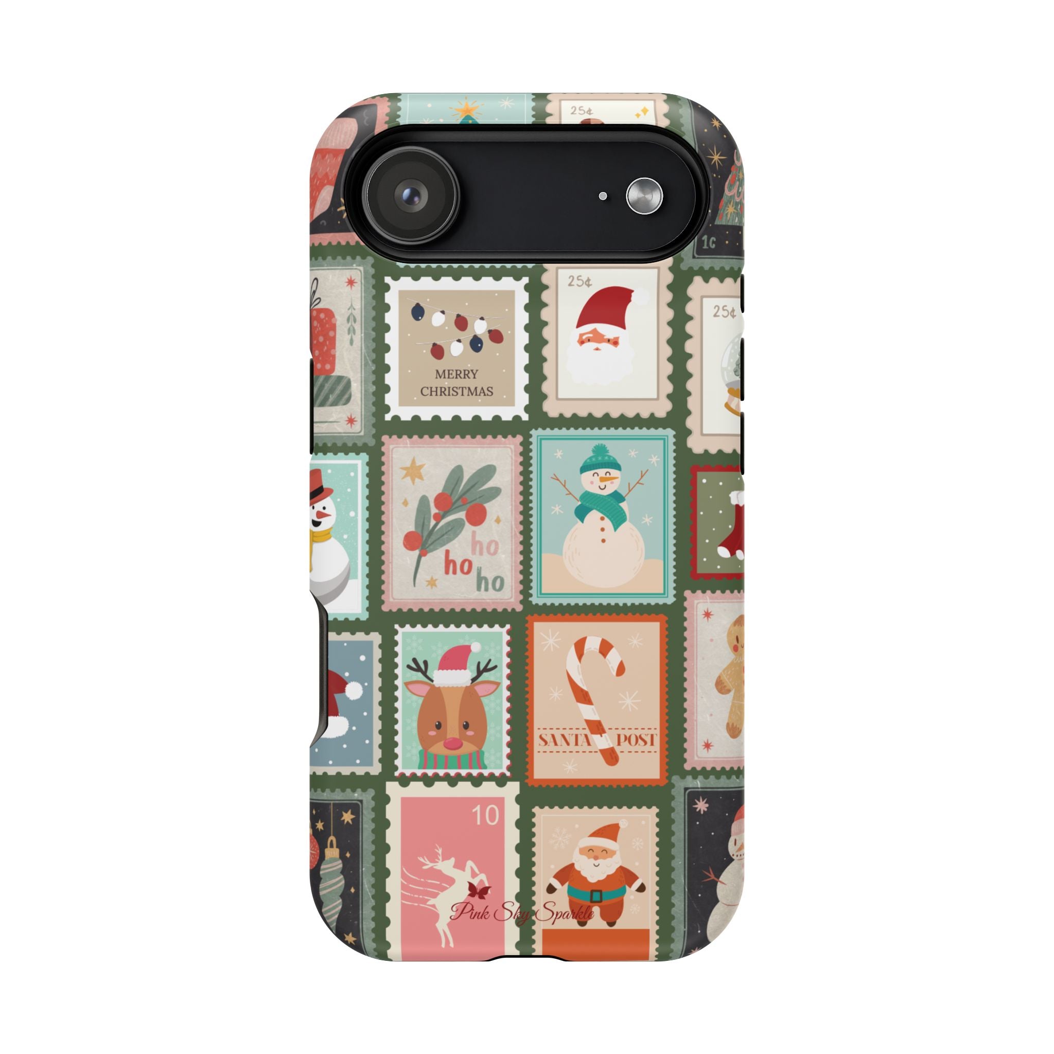 Santa’s Stamp Collection Magnetic iPhone Case
