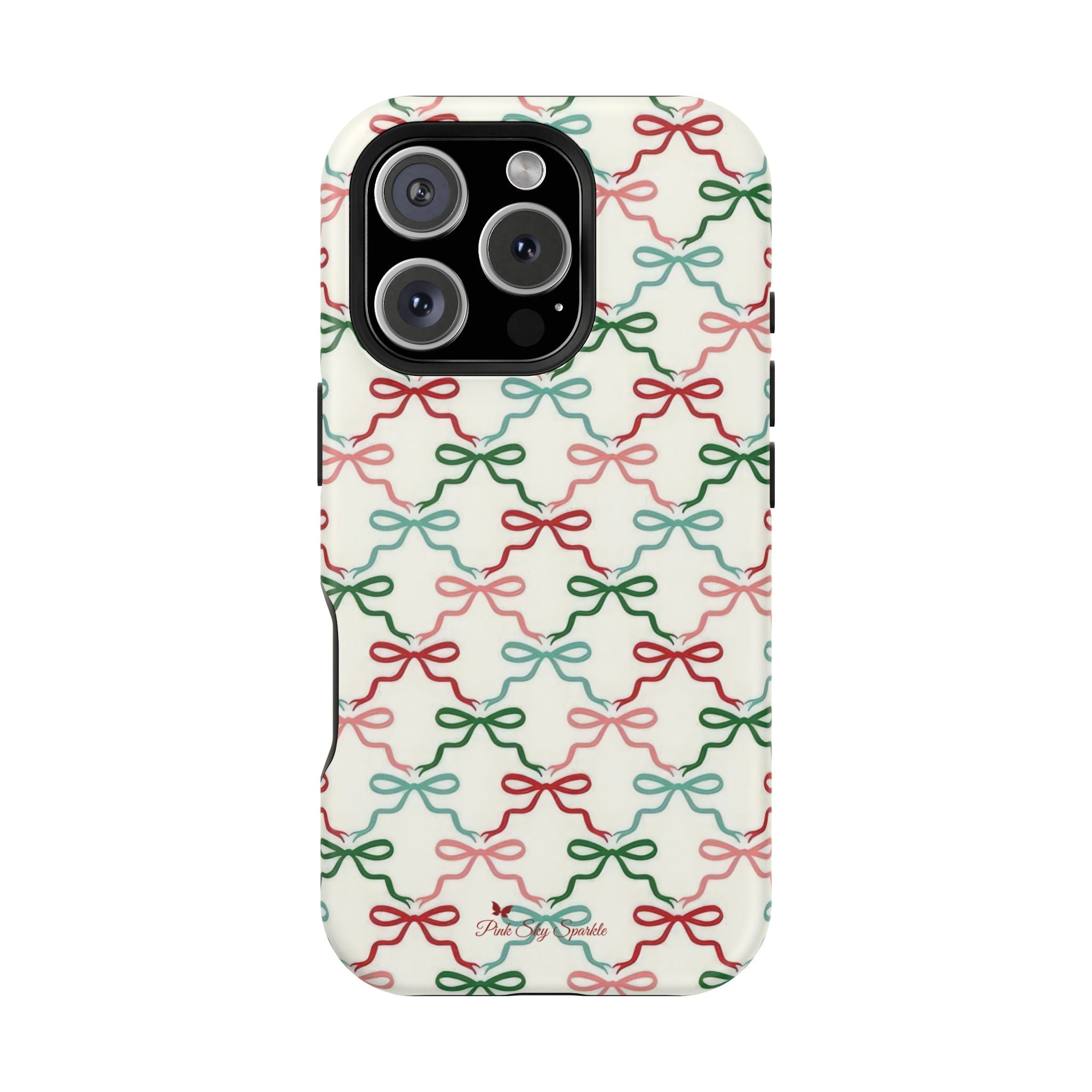 Festive Bows Magnetic iPhone Case