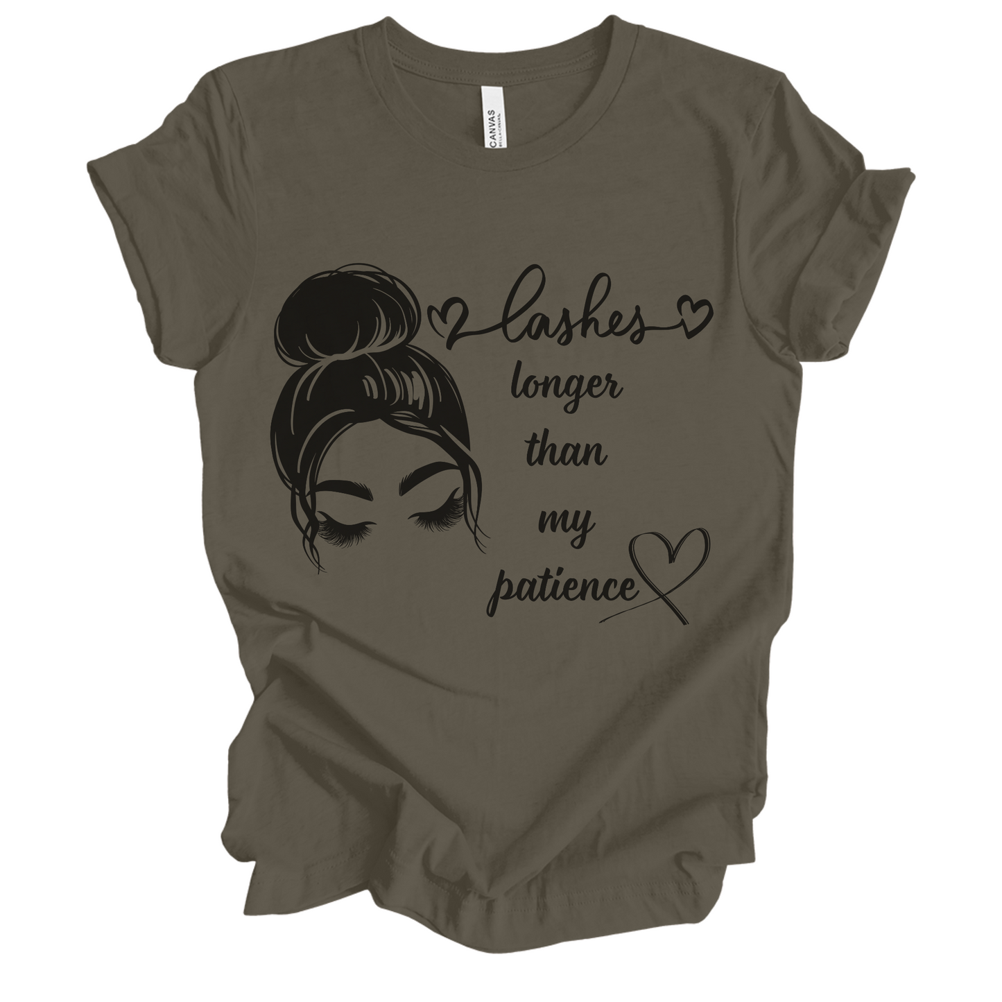 Lashes Longer Than My Patience T-shirt