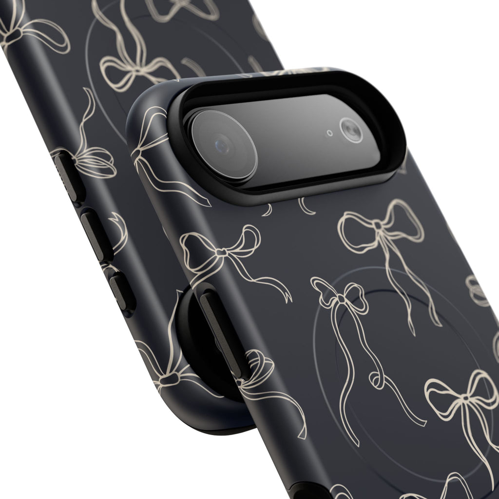 Funda magnética para iPhone con lazos de medianoche