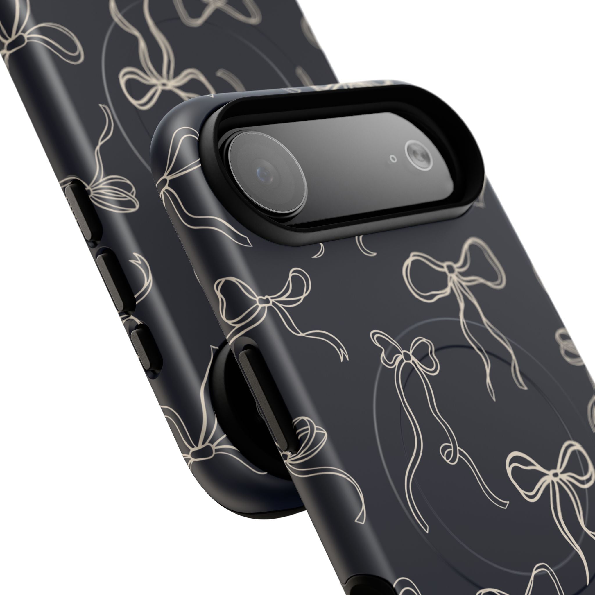 Funda magnética para iPhone con lazos de medianoche
