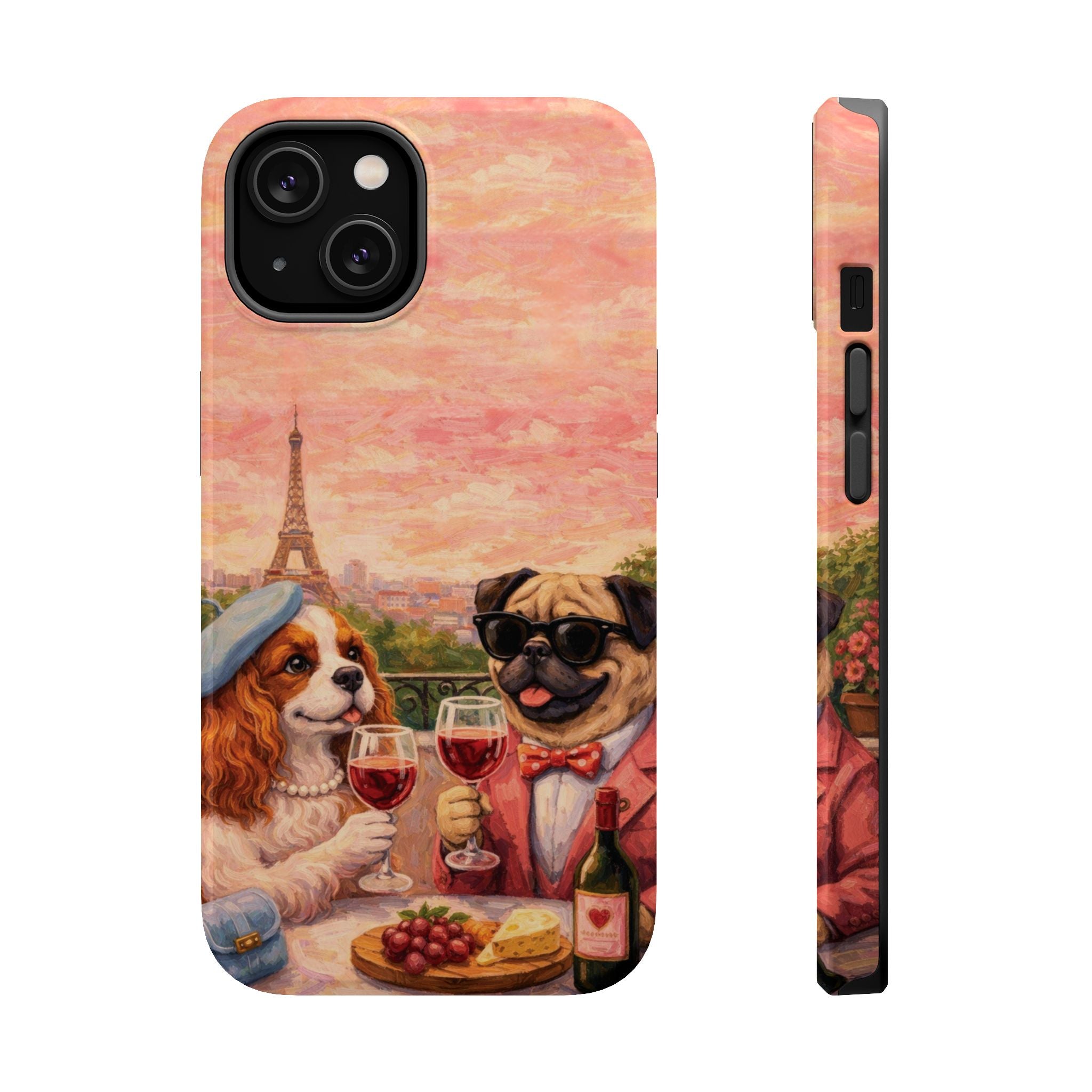 From Paris, With Love | Dogs & Wine Magnetic iPhone Case