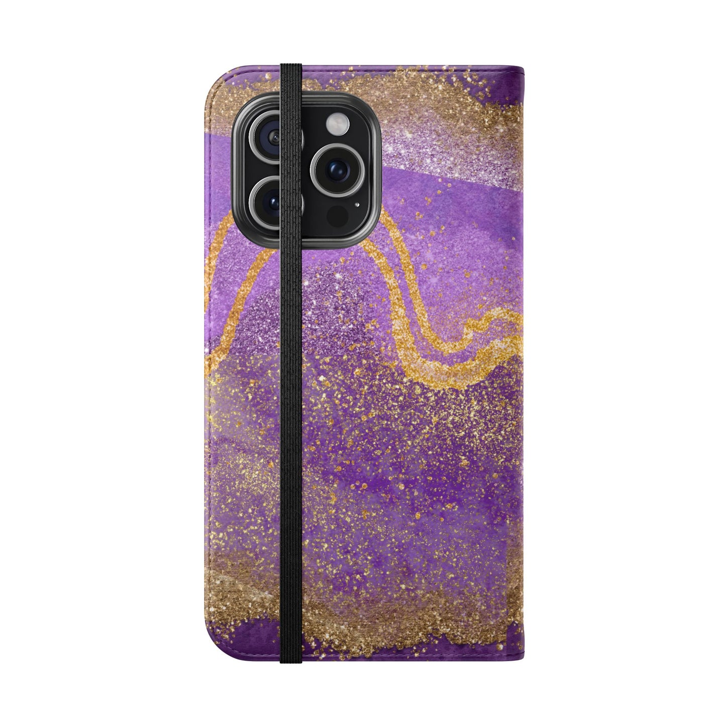 Amethyst Sparkle Wallet Flip Case-Phone Case-Printify-PINK SKY SPARKLE-Protective wallet flip case for smartphones with 360° protection, fold-over design, card slots, and stylish pattern options. Perfect for adding a fashionable touch while keeping your phone safe. Available in a variety of designs including bold, elegant, and chic styles.