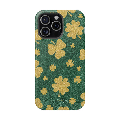 Shamrock Sparkle Magnetic iPhone Case