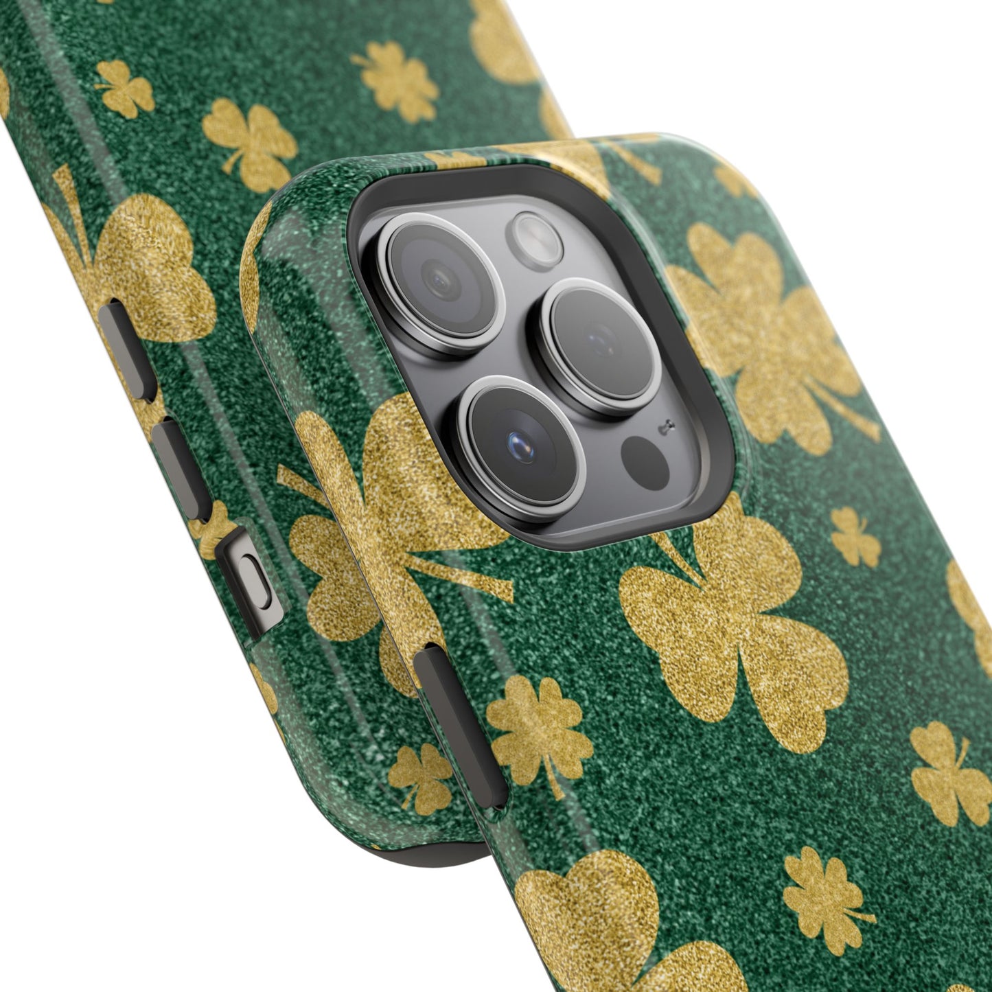 Shamrock Sparkle Magnetic iPhone Case