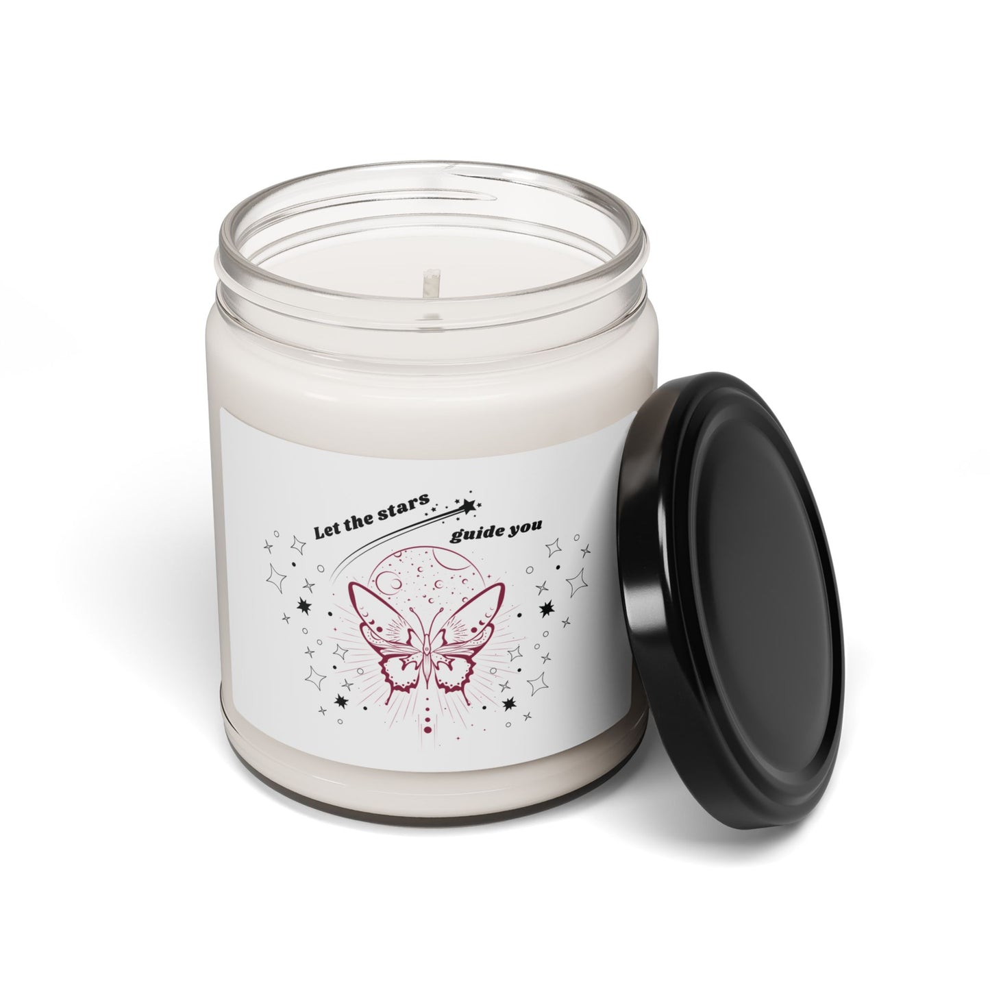 Let the Stars Guide You, Stars & Butterfly 9oz Soy Candle