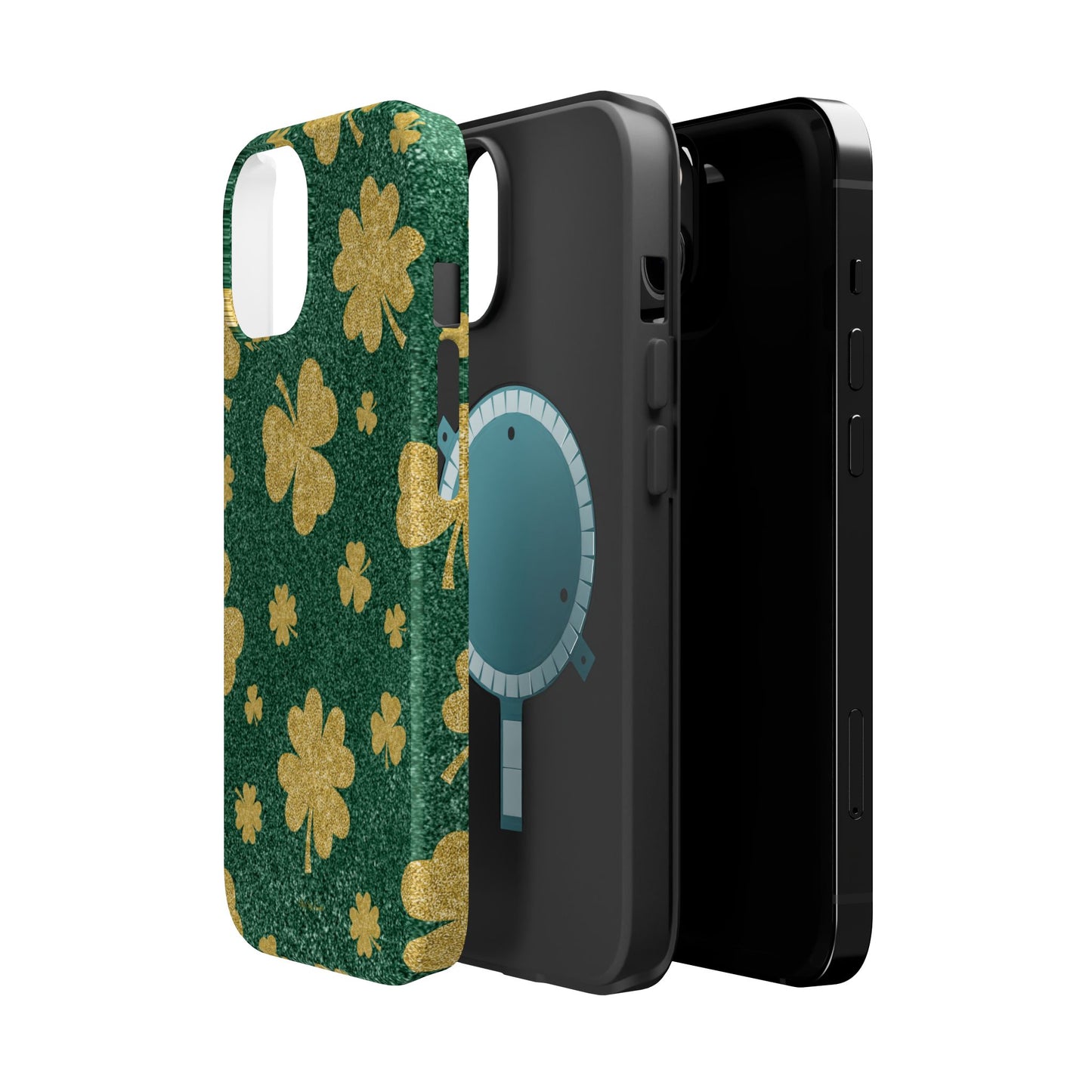 Shamrock Sparkle Magnetic iPhone Case