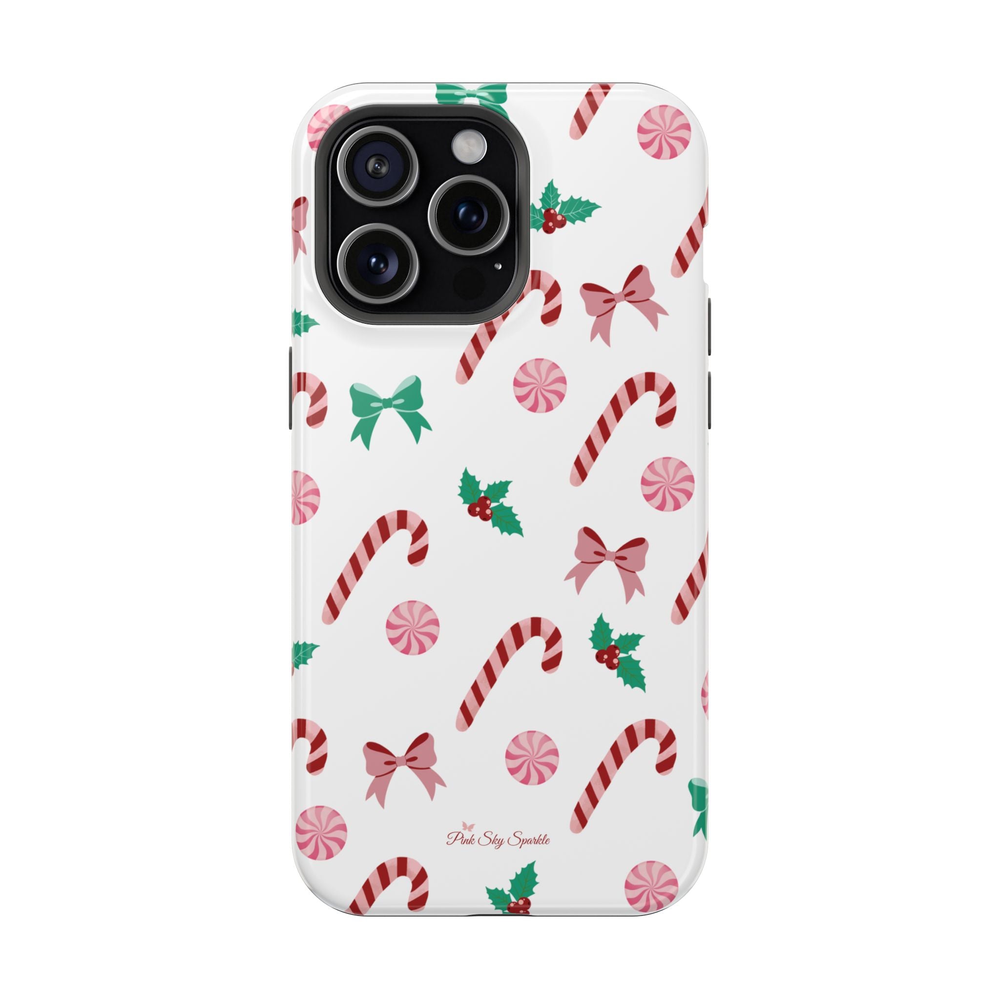 Candy Cane Lane Magnetic iPhone Case – Sweet Holiday Edition