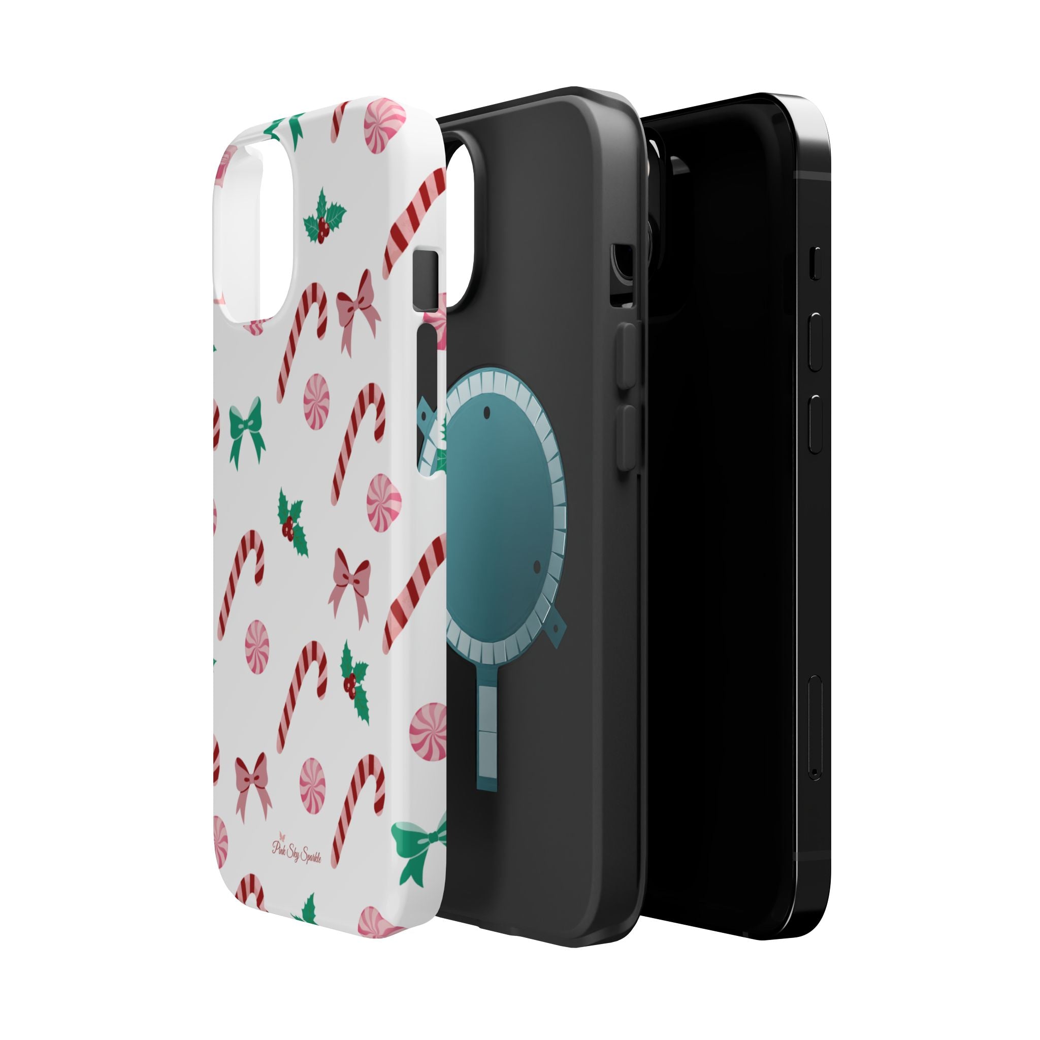 Candy Cane Lane Magnetic iPhone Case – Sweet Holiday Edition