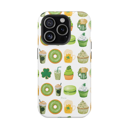 St. Patrick's Day Sips and Sweets Magnetic iPhone Case