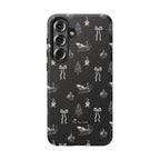 Sleigh in Grey Samsung Galaxy Phone Case – Chic Monochrome Christmas Edition
