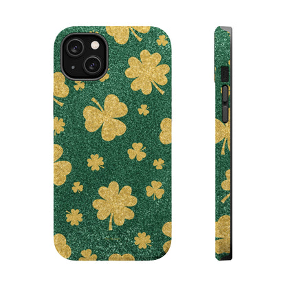 Shamrock Sparkle Magnetic iPhone Case