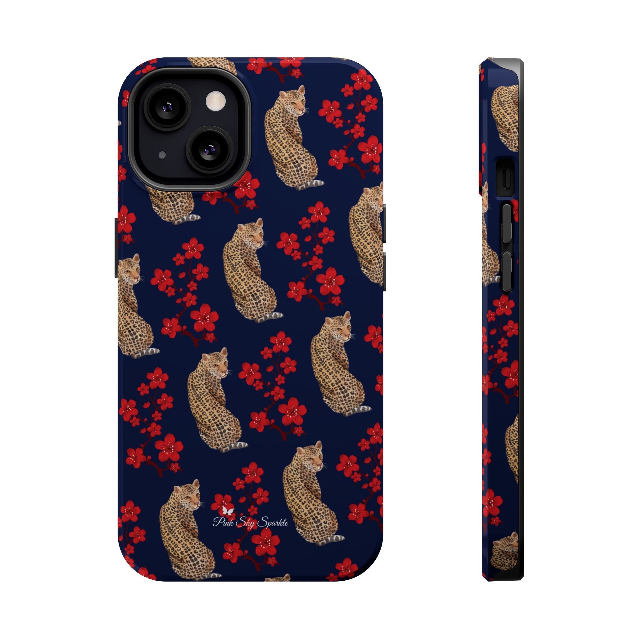 Funda magnética para iPhone Crimson Jungle
