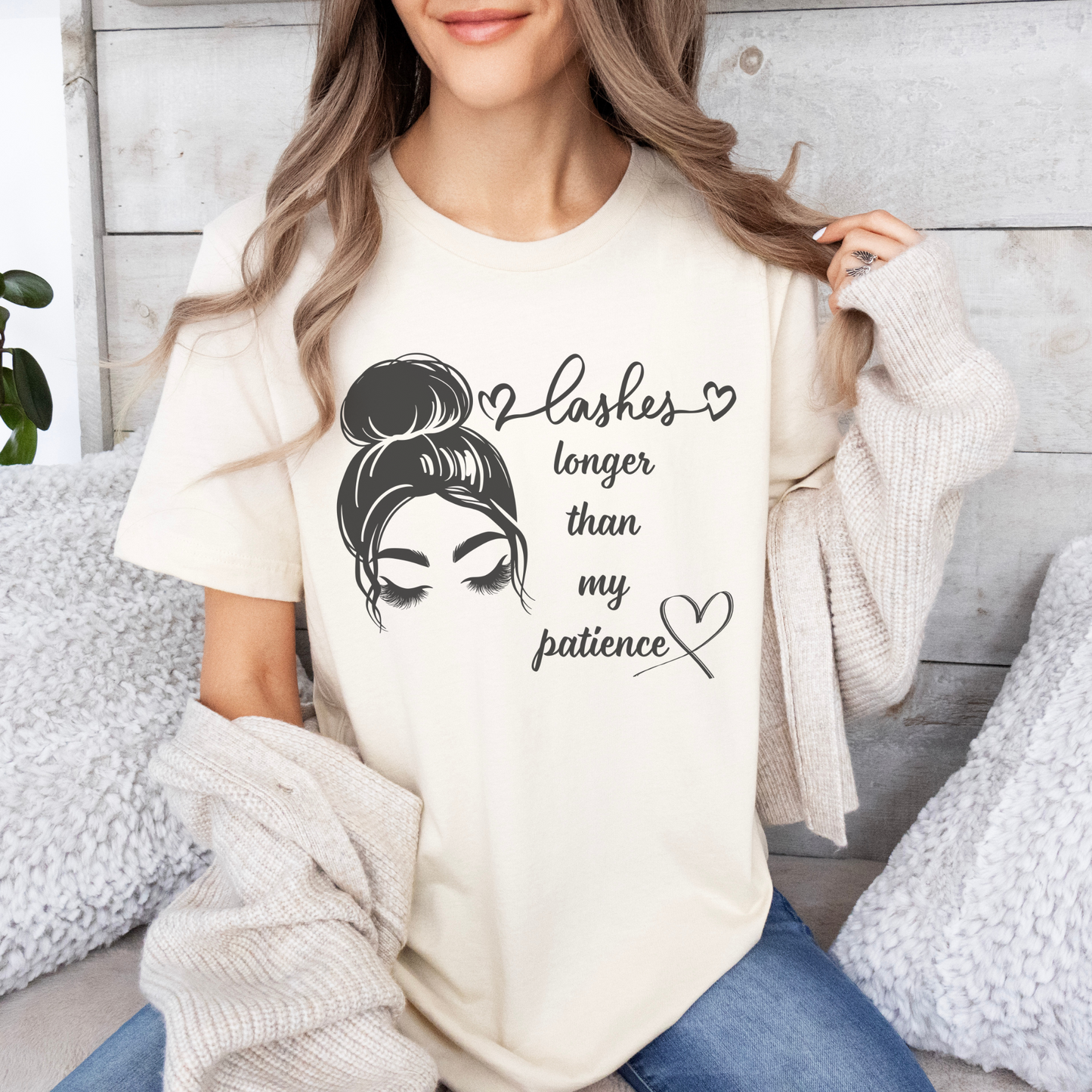 Lashes Longer Than My Patience T-shirt