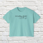 Down Bad Crying at the Gym Women's Boxy Tee