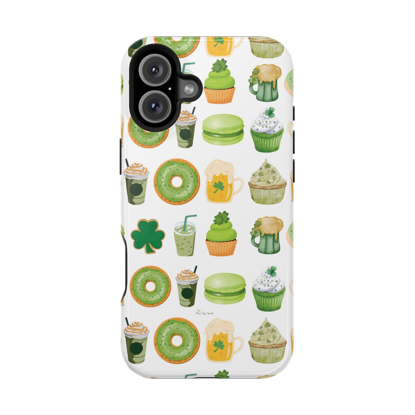 St. Patrick's Day Sips and Sweets Magnetic iPhone Case