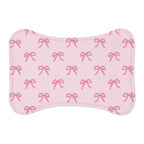 Cute Pink Bow Pet Feeding Mat