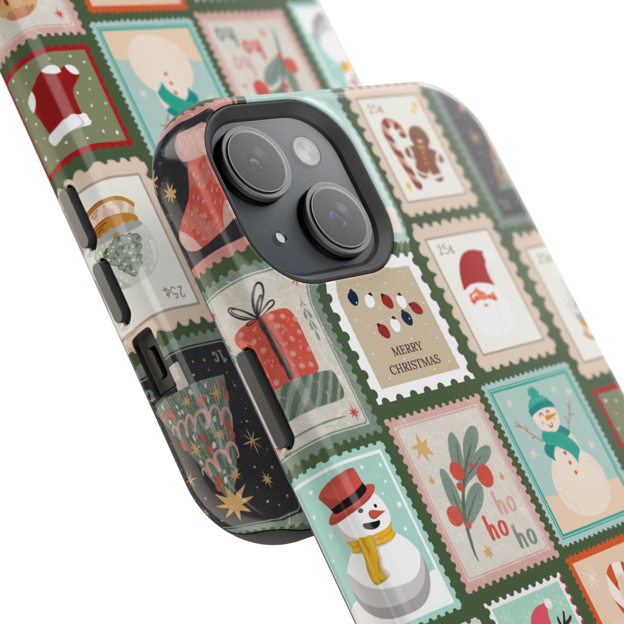 Santa’s Stamp Collection Magnetic iPhone Case