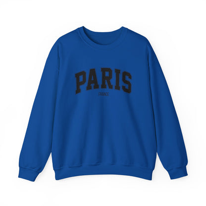 París, Francia Sudadera unisex con cuello redondo