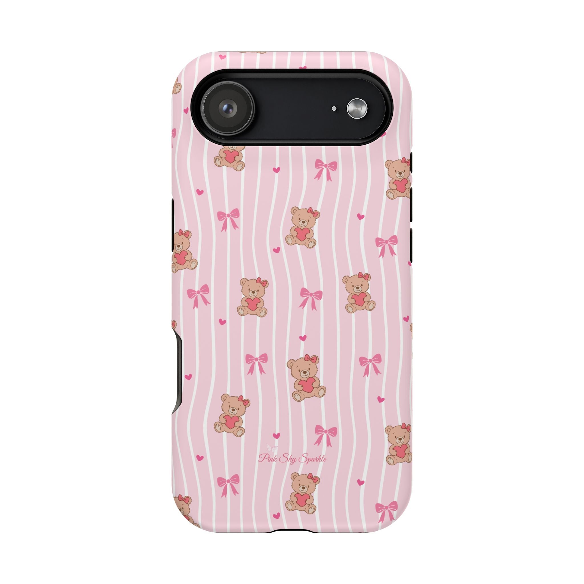 Teddy Hearts Magnetic iPhone Case