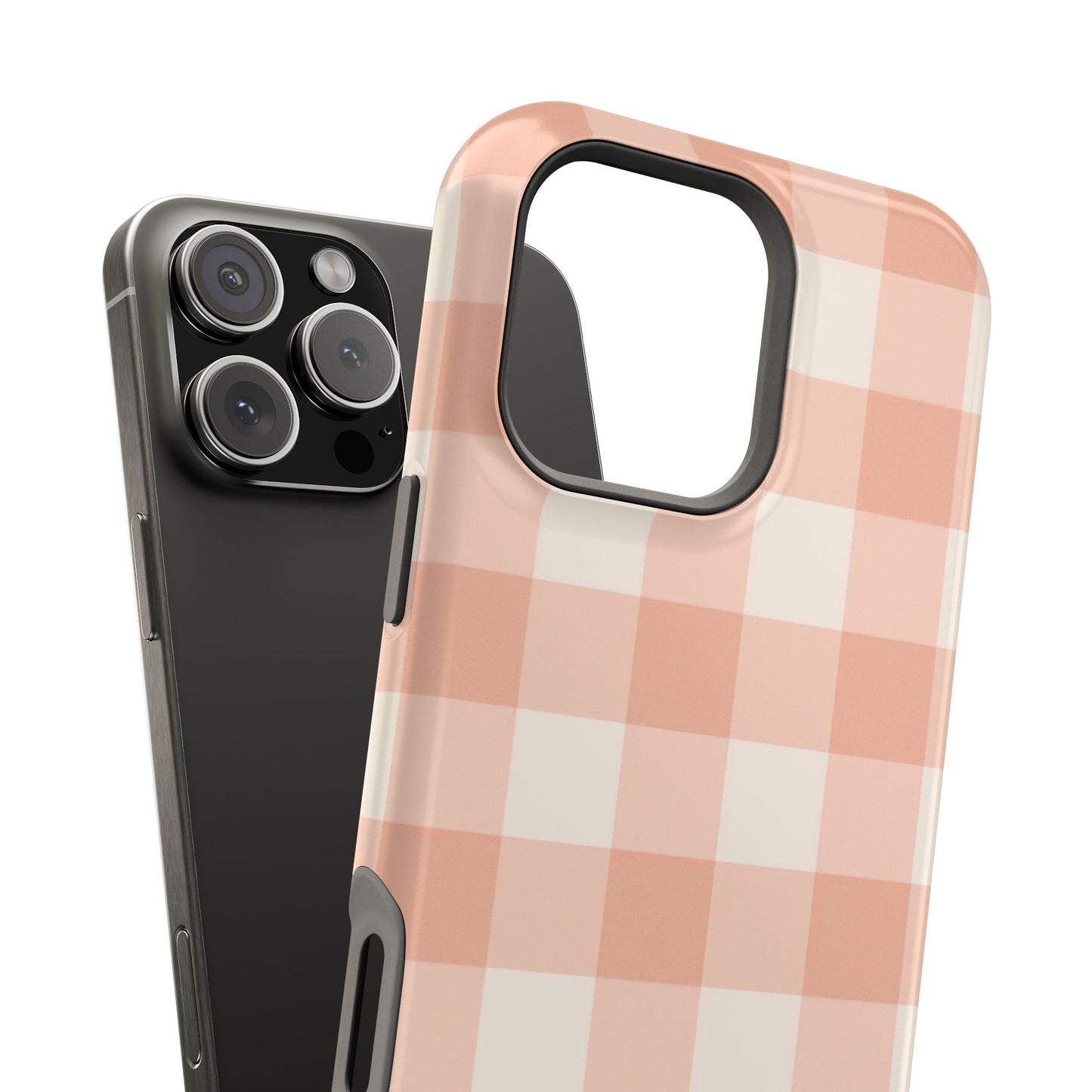 Tea Towel Gingham Magnetic iPhone Case