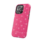 Hearts & Bows | Pink Magnetic iPhone Case