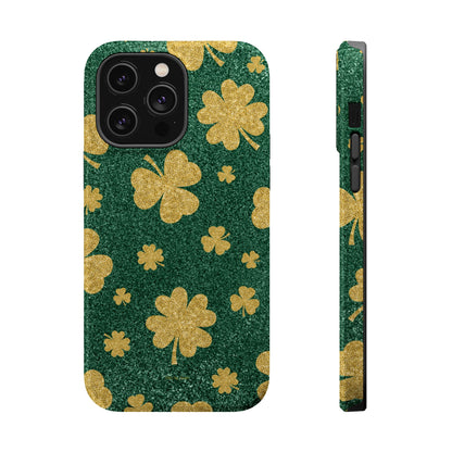 Shamrock Sparkle Magnetic iPhone Case