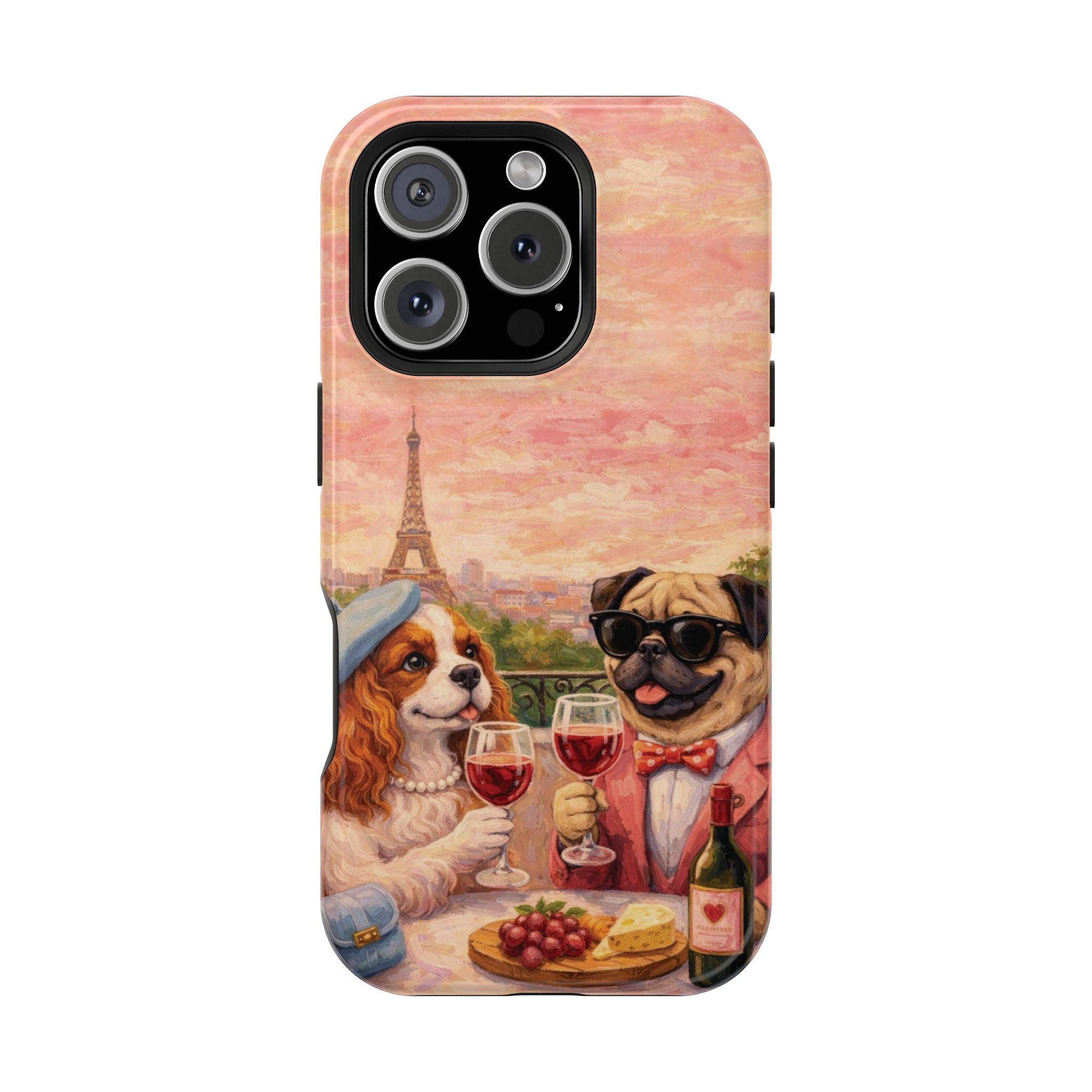 From Paris, With Love | Dogs & Wine Magnetic iPhone Case