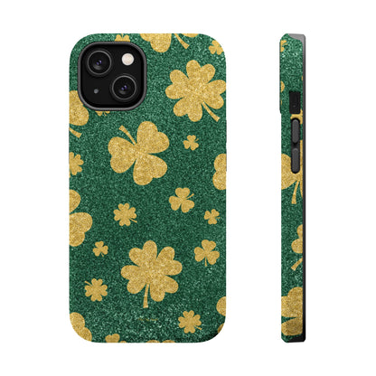 Shamrock Sparkle Magnetic iPhone Case