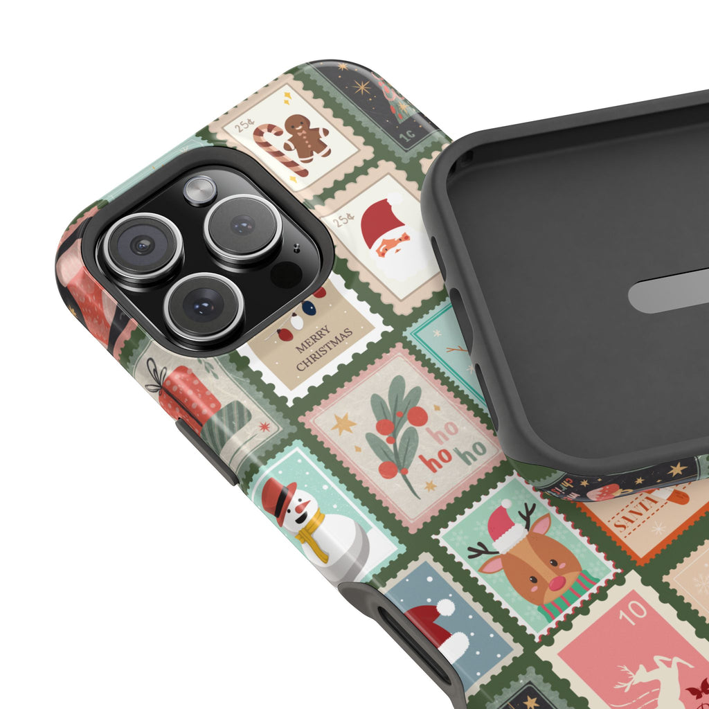 Santa’s Stamp Collection Magnetic iPhone Case