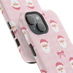 Pink Santa Bows Magnetic iPhone Case