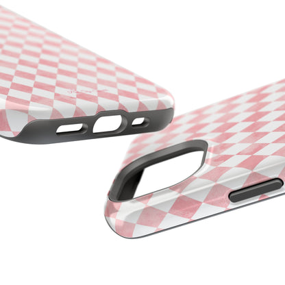 Rosy Harlequin Magnetic iPhone Case