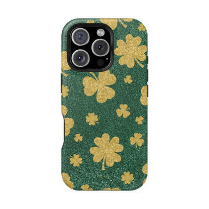 Shamrock Sparkle Magnetic iPhone Case