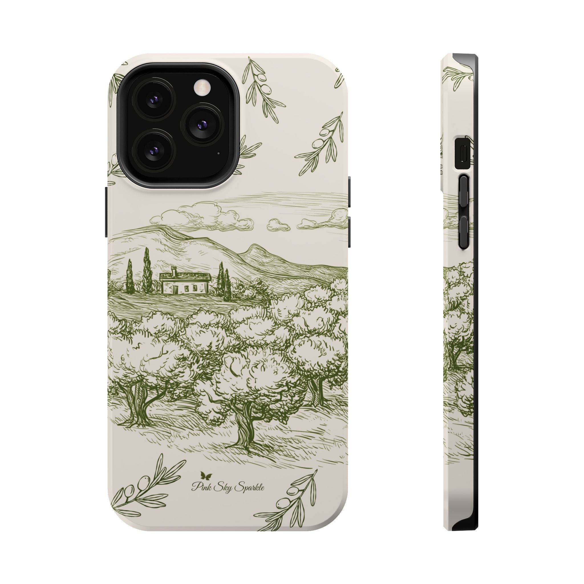 Olive Estate MagSafe-Compatible Magnetic iPhone Case