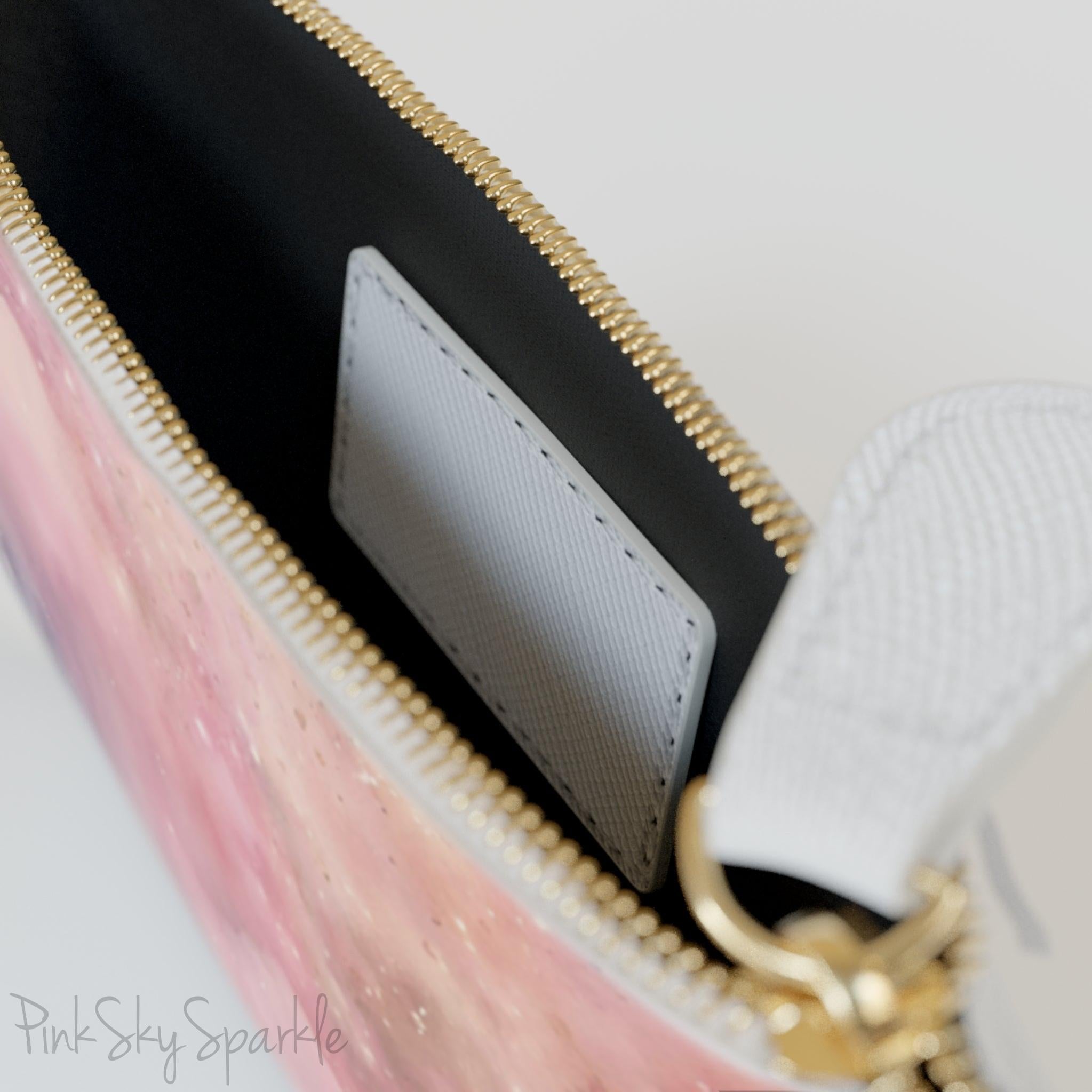 Pink Sky Magic Mini Clutch Bag