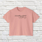 Down Bad Crying at the Gym Women's Boxy Tee