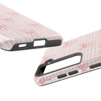 Pink Gingham Coquette Samsung Galaxy Phone Case