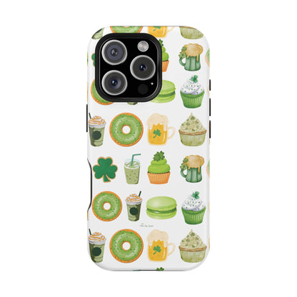 St. Patrick's Day Sips and Sweets Magnetic iPhone Case