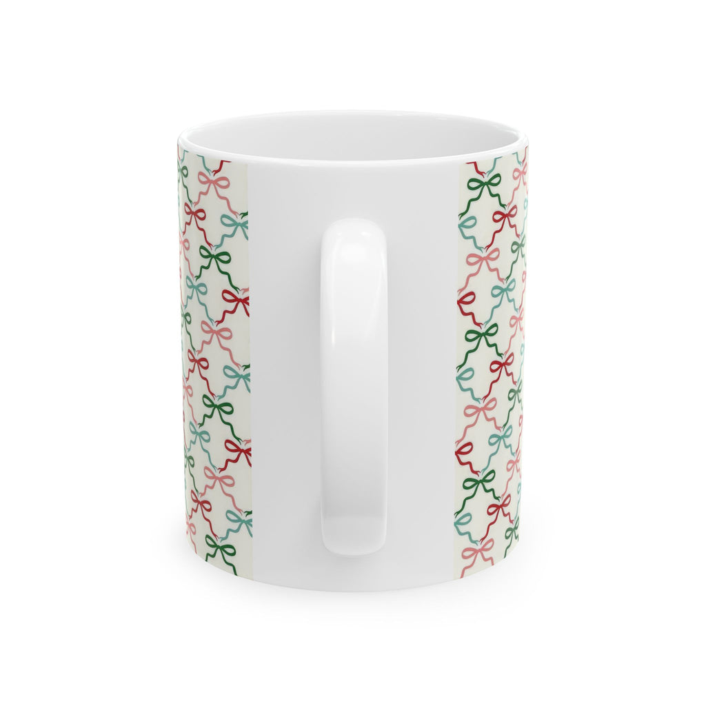 Festive Bows Ceramic Mug