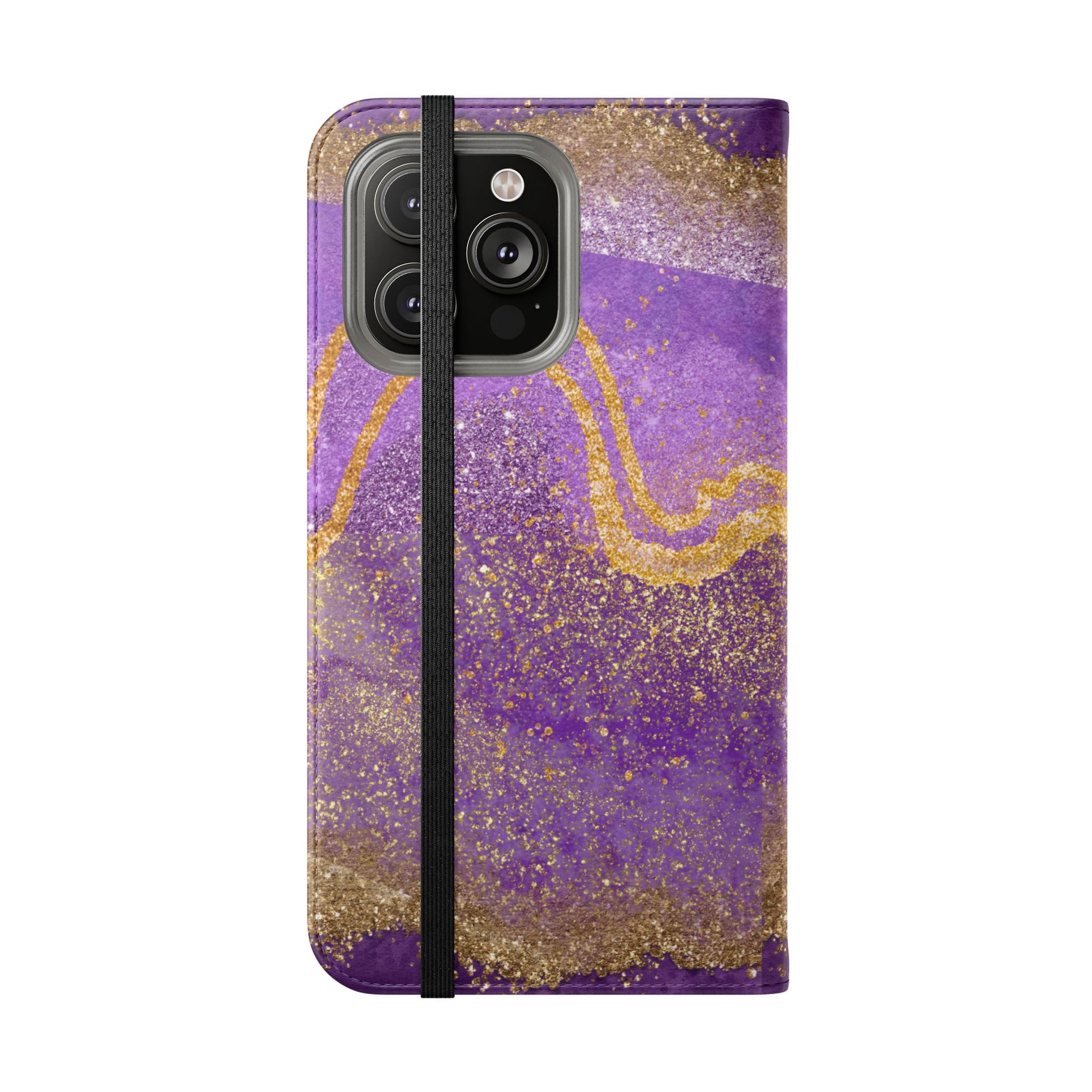 Amethyst Sparkle Wallet Flip Case-Phone Case-Printify-PINK SKY SPARKLE-Protective wallet flip case for smartphones with 360° protection, fold-over design, card slots, and stylish pattern options. Perfect for adding a fashionable touch while keeping your phone safe. Available in a variety of designs including bold, elegant, and chic styles.