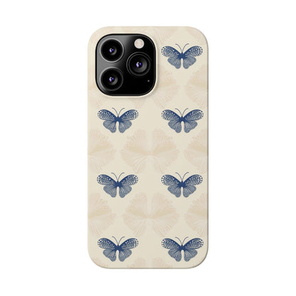 Midnight Flutter Slim iPhone Case