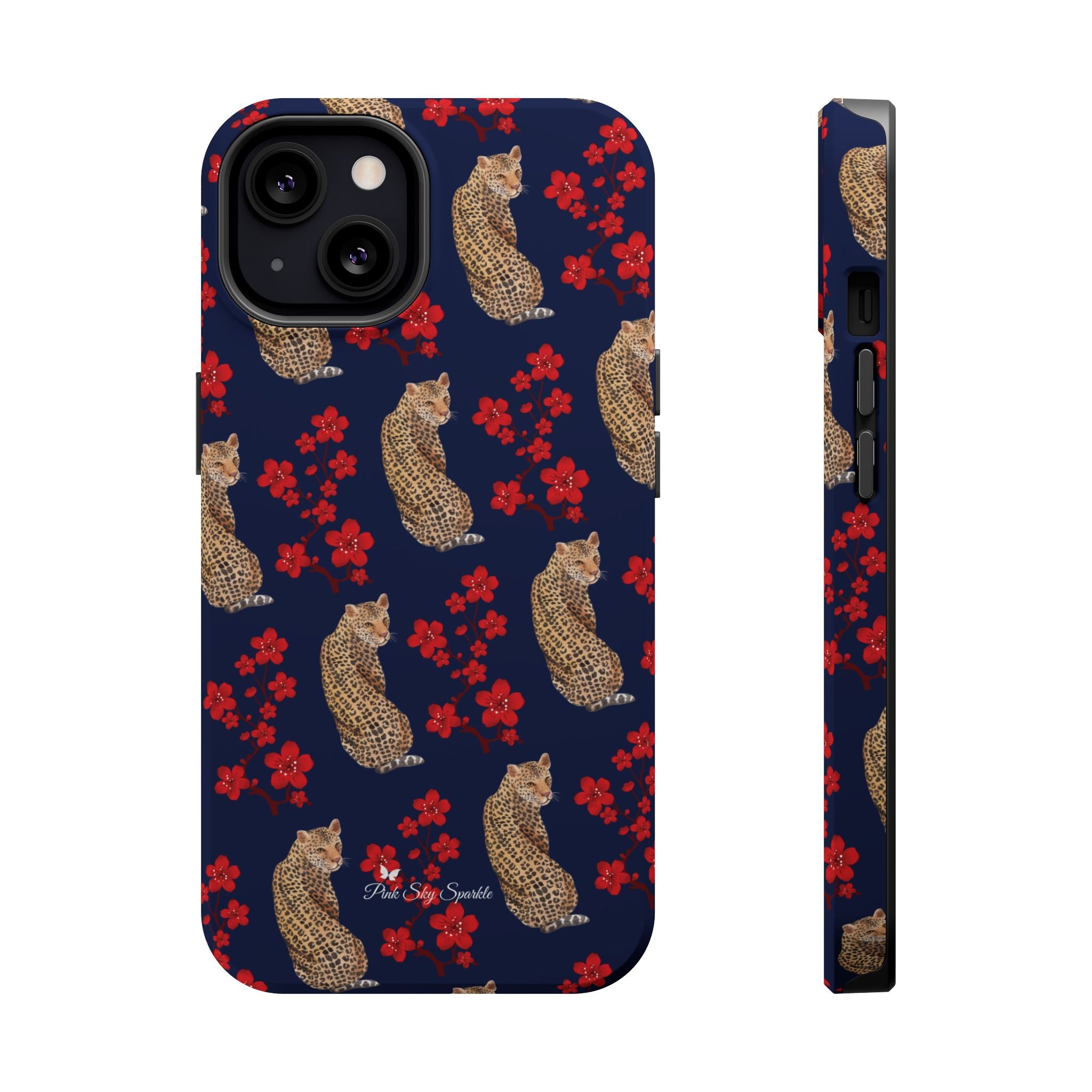 Funda magnética para iPhone Crimson Jungle