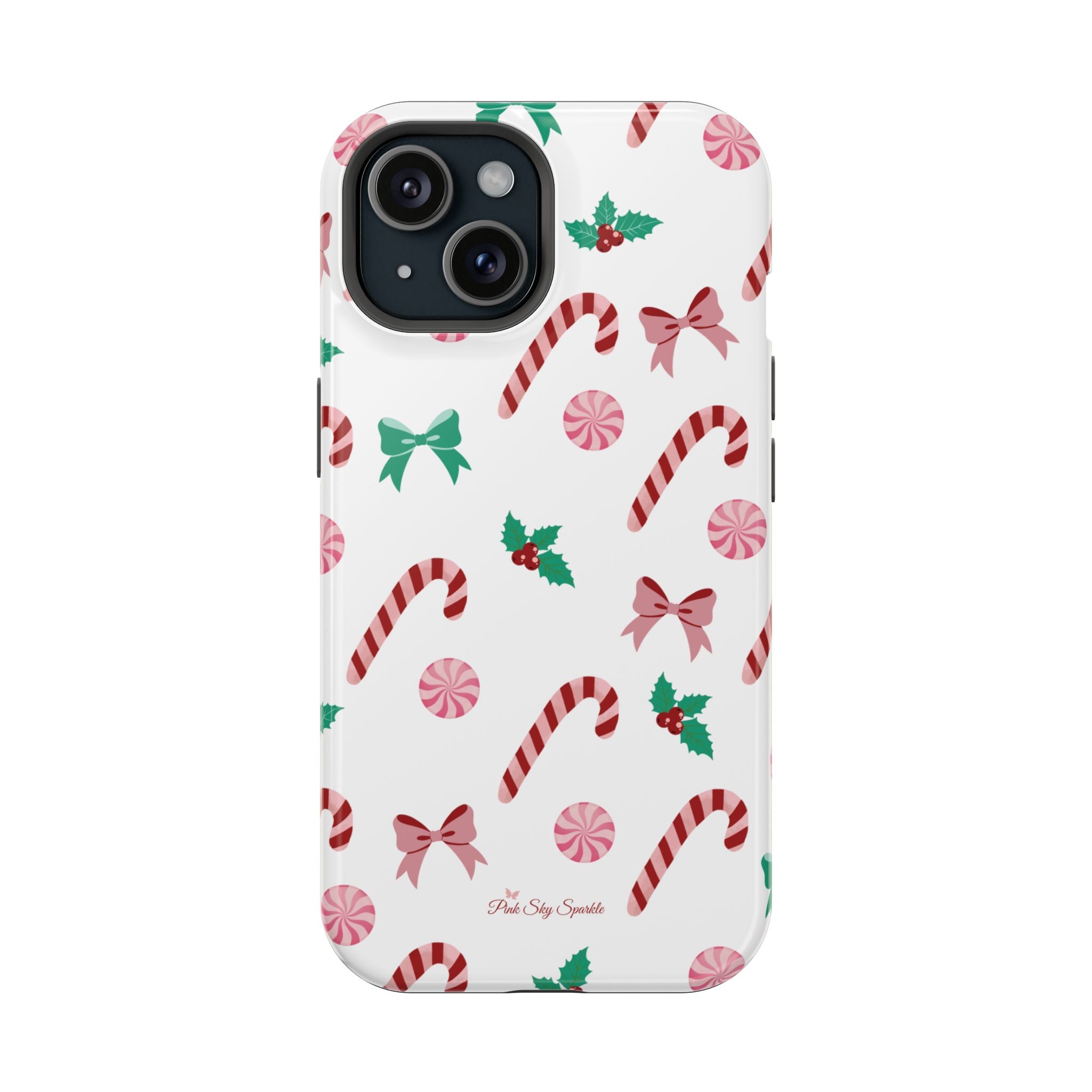 Candy Cane Lane Magnetic iPhone Case – Sweet Holiday Edition