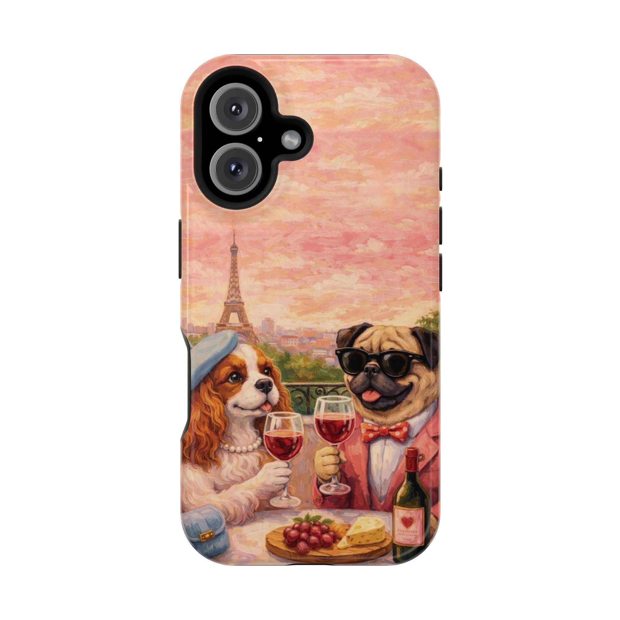 From Paris, With Love | Dogs & Wine Magnetic iPhone Case